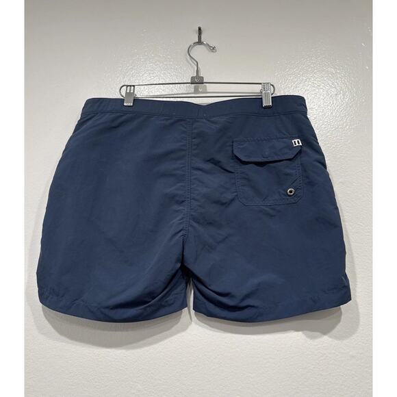 Solid & Striped Blue Swim Shorts Men’s Size Large Lined The Kennedy Piped Trunks - Picture 3 of 9